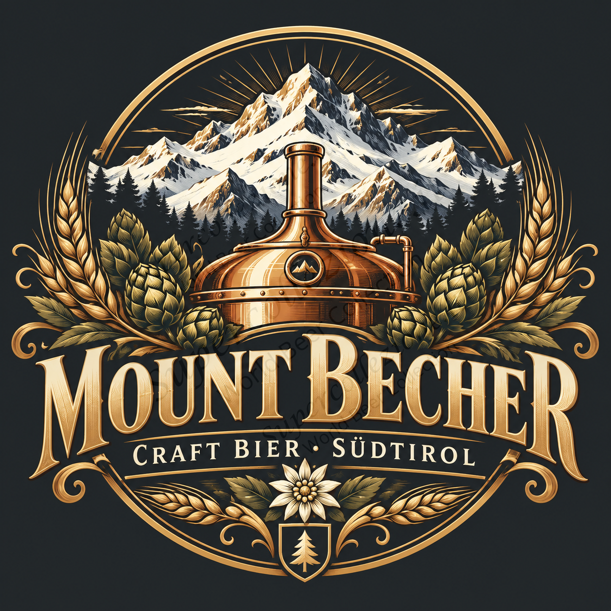 Logo Mount Becher birrificio artigianale